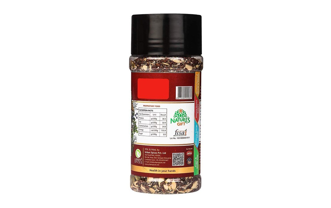 Healthy Planet Superseeds + Roasted Seed Mix Chia+Pumpkin+Flax+Watermelon+Sunflower   Plastic Bottle  250 grams